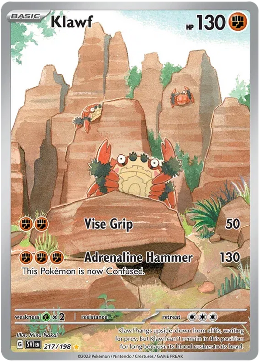 217/198 - Klawf - Scarlet & Violet - Pokemon TCG