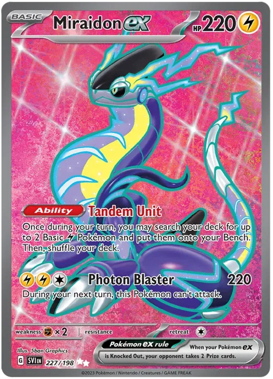 227/198 - Miraidon EX - Scarlet & Violet - Pokemon TCG