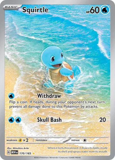 170/165 - Squirtle - Scarlet & Violet 151 - Pokemon TCG