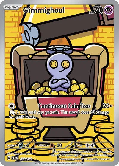 198/182 - Gimmighoul - Paradox Rift - Pokemon TCG