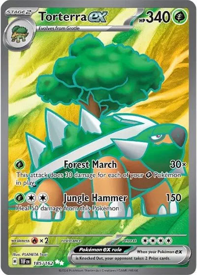 185/162 - Torterra EX - Temporal Forces - Pokemon TCG
