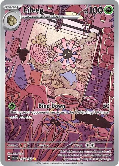 145/142 - Lileep - Stellar Crown - Pokemon TCG