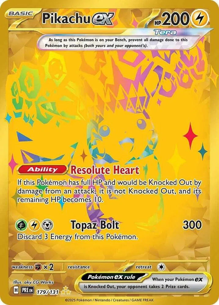 179/131 - Pikachu EX - Prismatic Evolutions - Pokemon TCG