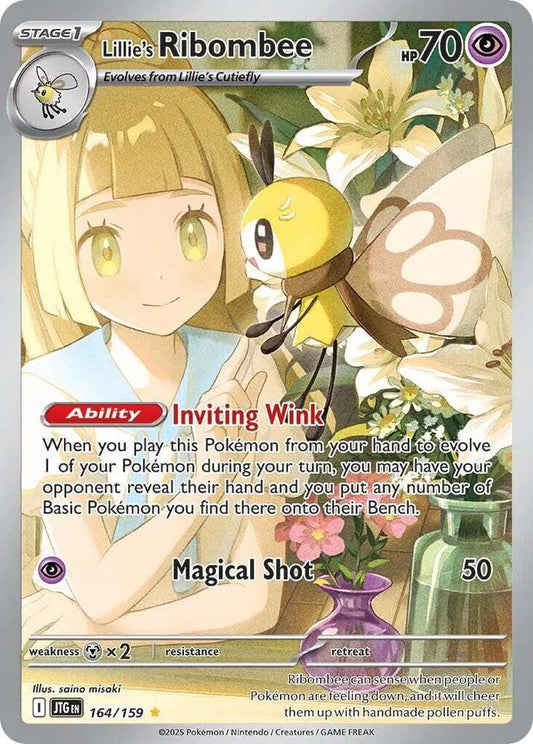 164/159 - Lillie's Ribombee - Journey Together - Pokemon TCG