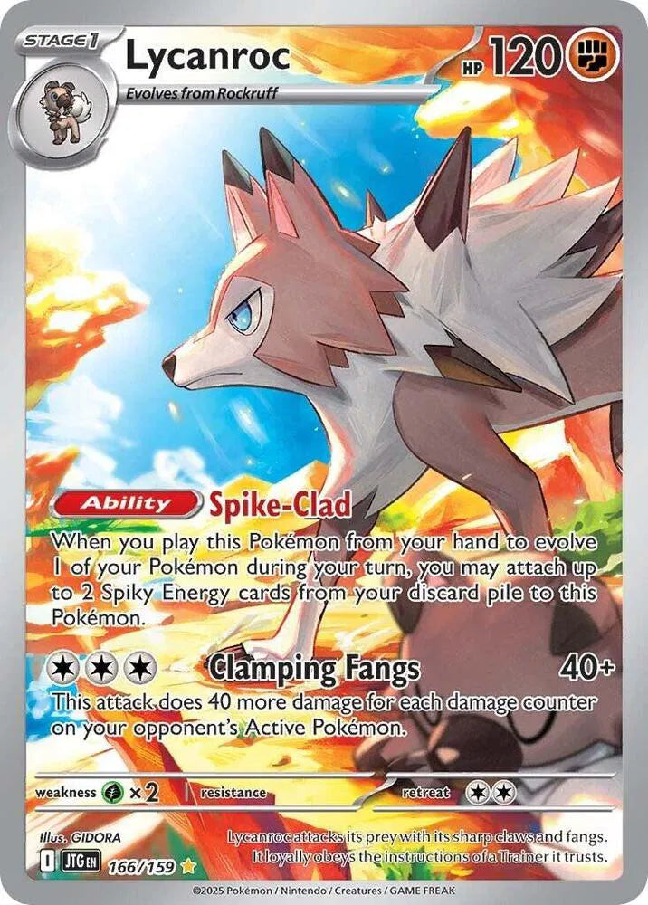 166/159 - Lycanroc - Journey Together - Pokemon TCG