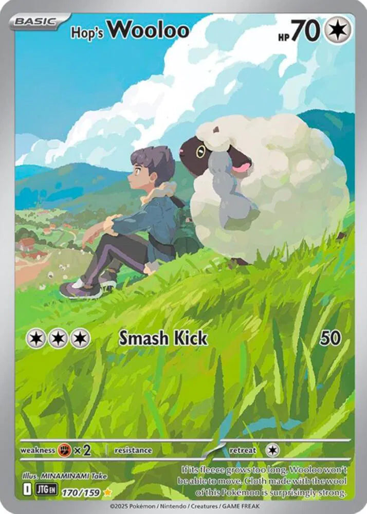 170/159 - Hop's Wooloo - Journey Together - Pokemon TCG