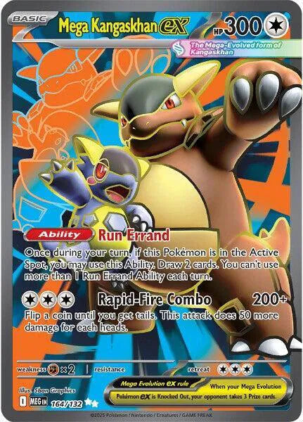 164/132 - Mega Kangaskhan Ex - Mega Evolution - Pokemon TCG