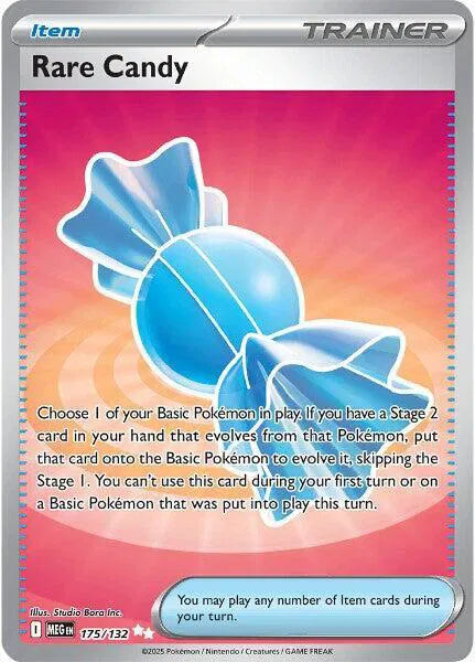 175/132 - Rare Candy - Mega Evolution - Pokemon TCG