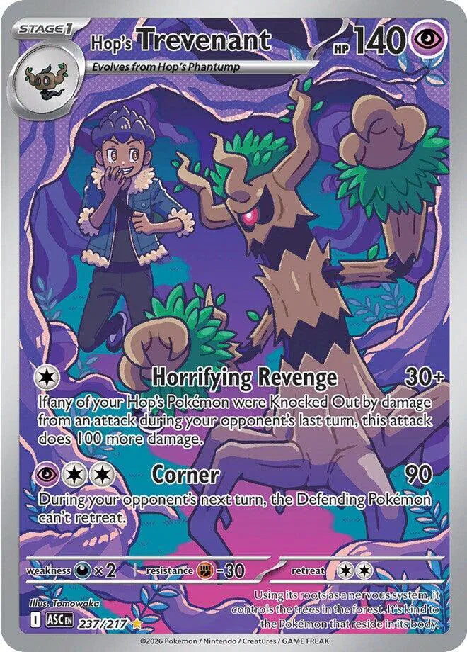 237/217 - Hop's Trevenant - Ascended Heroes - Pokemon TCG