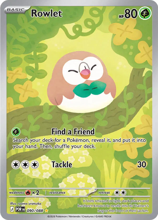 090/088 - Rowlet - Perfect Order - Pokemon TCG