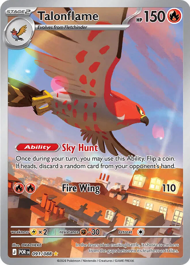 091/088 - Talonflame - Perfect Order - Pokemon TCG