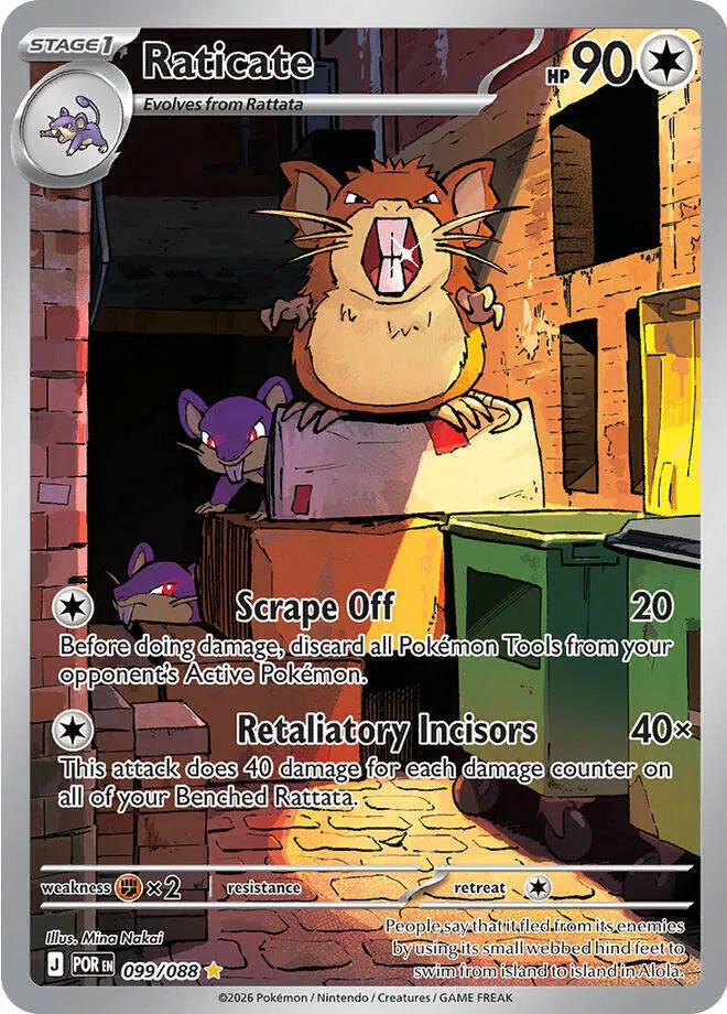 099/088 - Raticate - Perfect Order - Pokemon TCG