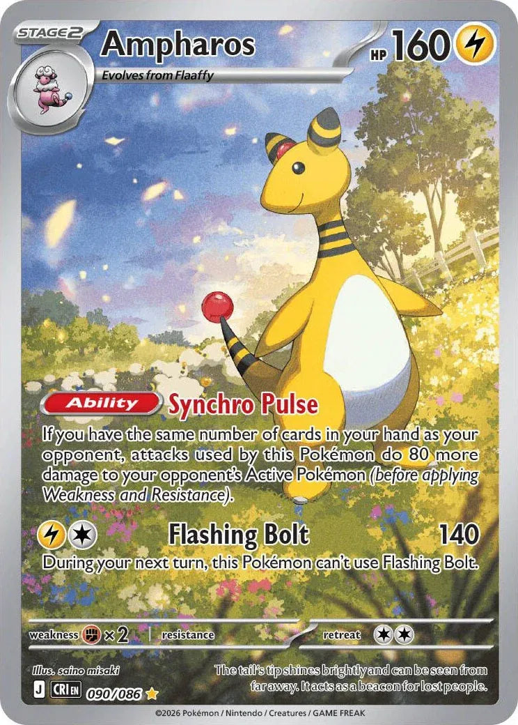 090/086 - Ampharos - Chaos Rising - Pokemon TCG