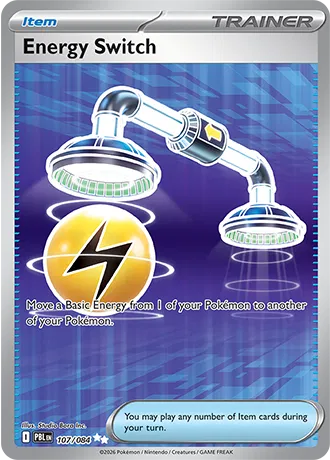 107/084 - Energy Switch - Pitch Black - Pokemon TCG