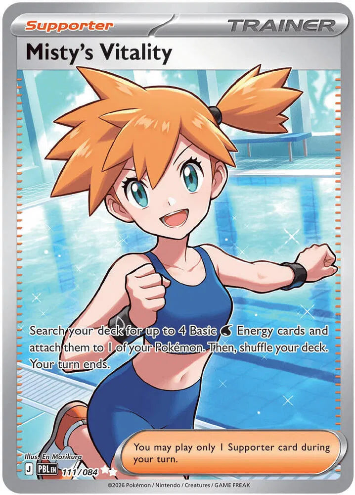 111/084 - Misty's Vitality - Pitch Black - Pokemon TCG