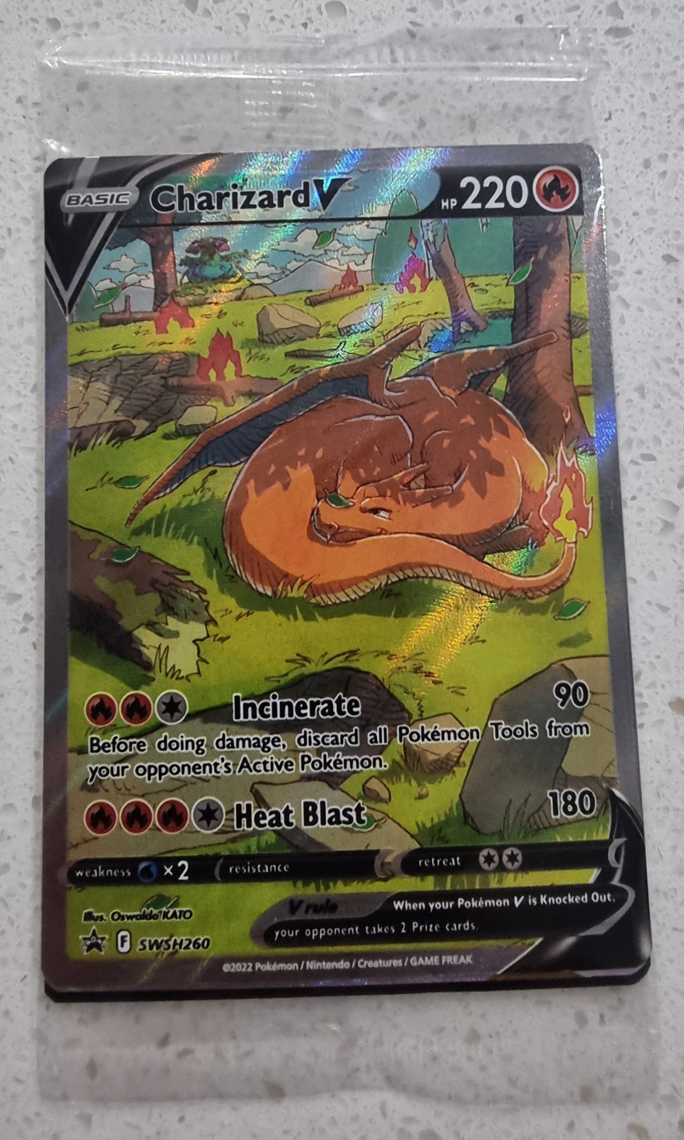 Charizard UPC Mint Sealed Promo Charizard V SWSH260 - Charizard Vmax SWSH261 - Charizard Vstar SWSH262 - Pokemon TCG