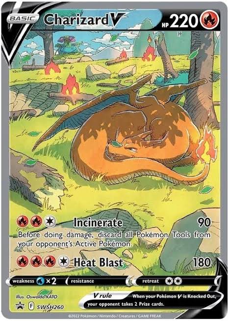 SWSH260 - Charizard V - Pokemon TCG Black Star Promo