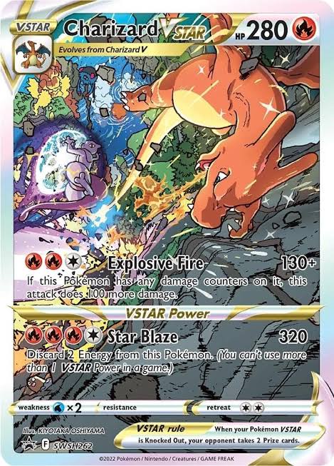 SWSH262 - Charizard Vstar - Pokemon TCG Black Star Promo