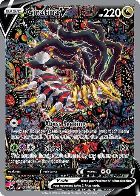 186/196 - Giratina V - Lost Origin - Pokemon TCG