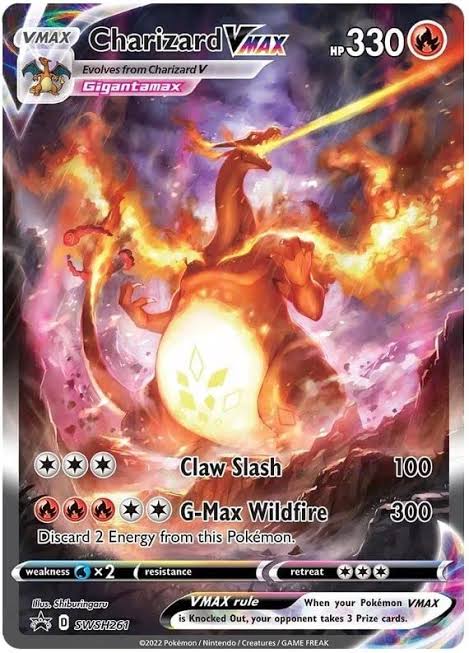 SWSH261 - Charizard Vmax - Pokemon TCG Black Star Promo