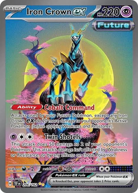 206/162 - Iron Crown EX -  Temporal Forces - Pokemon TCG