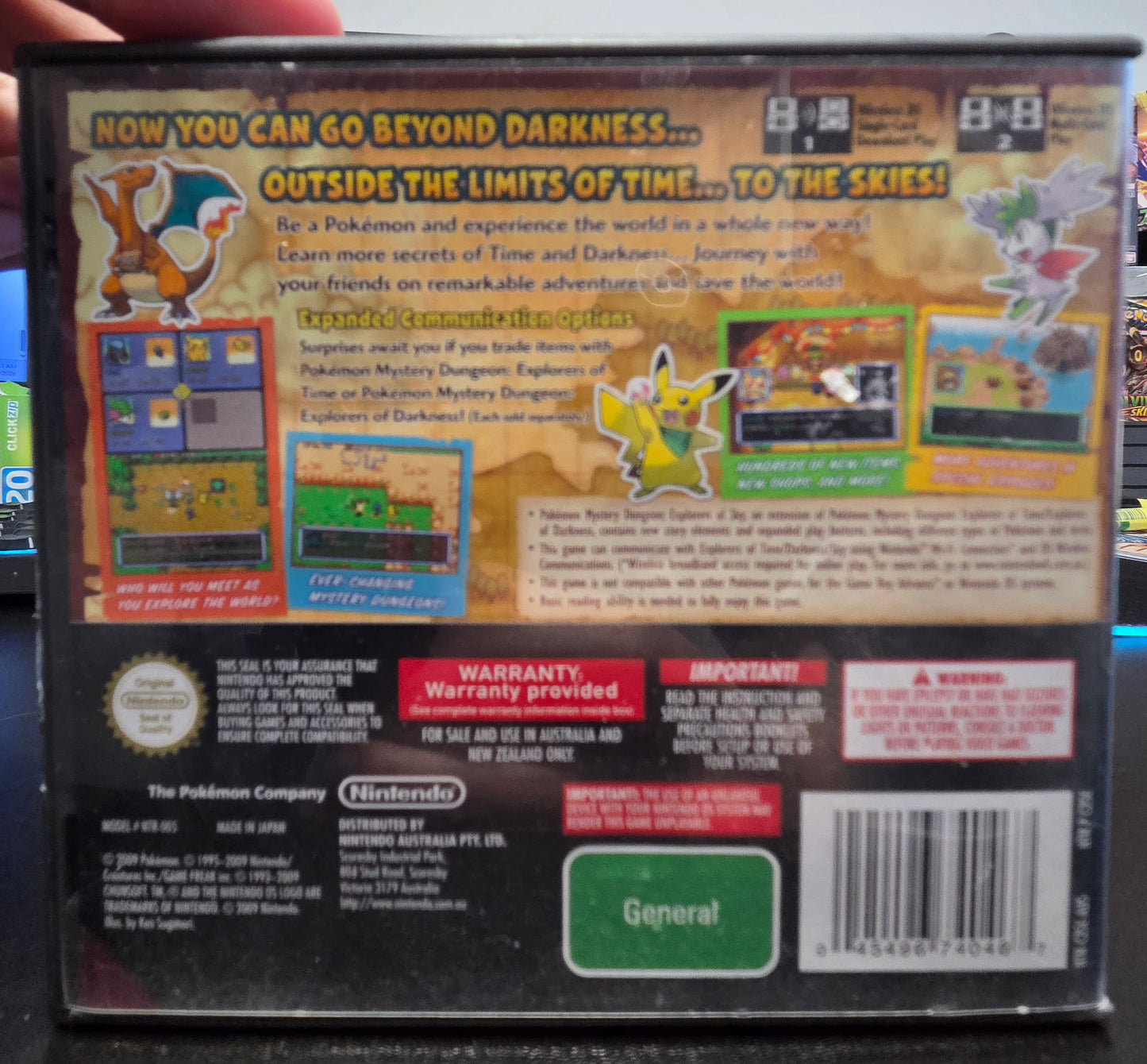 Pokemon Mystery Dungeon Explorers Of The Sky Ninetendo DS Game