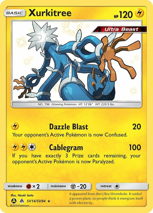SV14/SV94 - Xurkitree Baby Shiny - Hidden Fates - Pokemon TCG