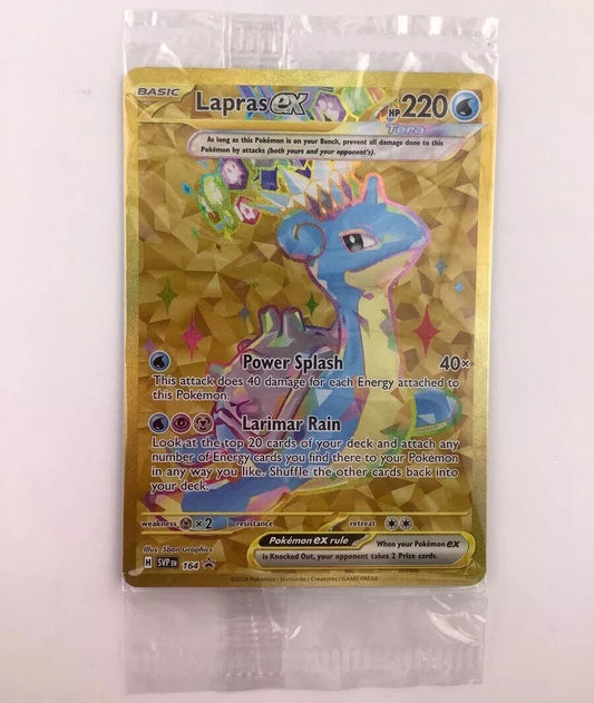 Lapras EX 164 Black Star Promo SEALED - Scarlet & Violet - Pokemon TCG