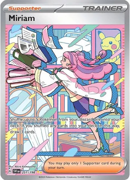 251/198 - Miriam - Scarlet & Violet - Pokemon TCG