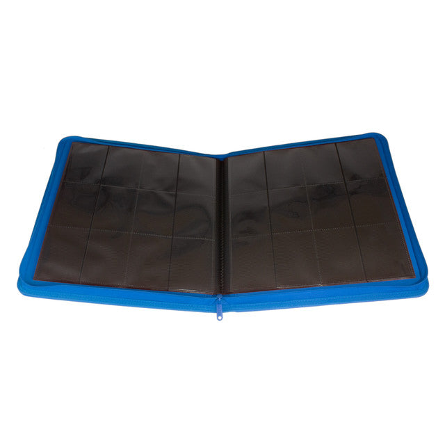 Palms Off Gaming Blue Stealth 12 Pocket 480 Slot Zip Binder