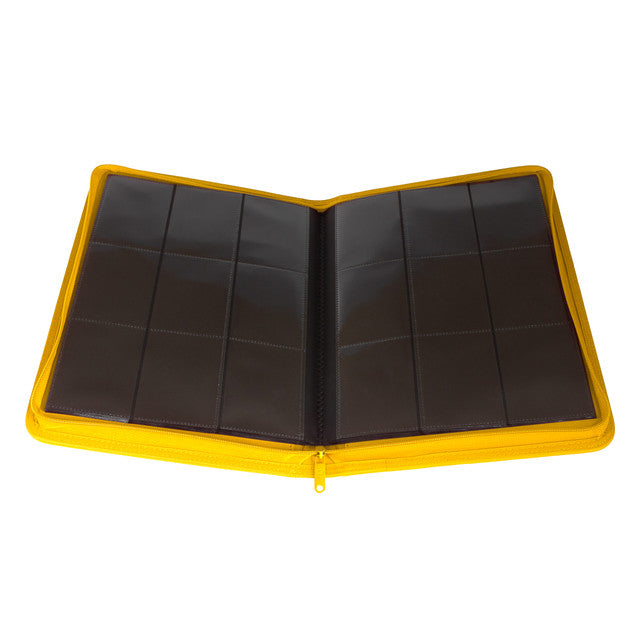 Palms Off Gaming Yellow Stealth 12 Pocket 480 Slot Zip Binder