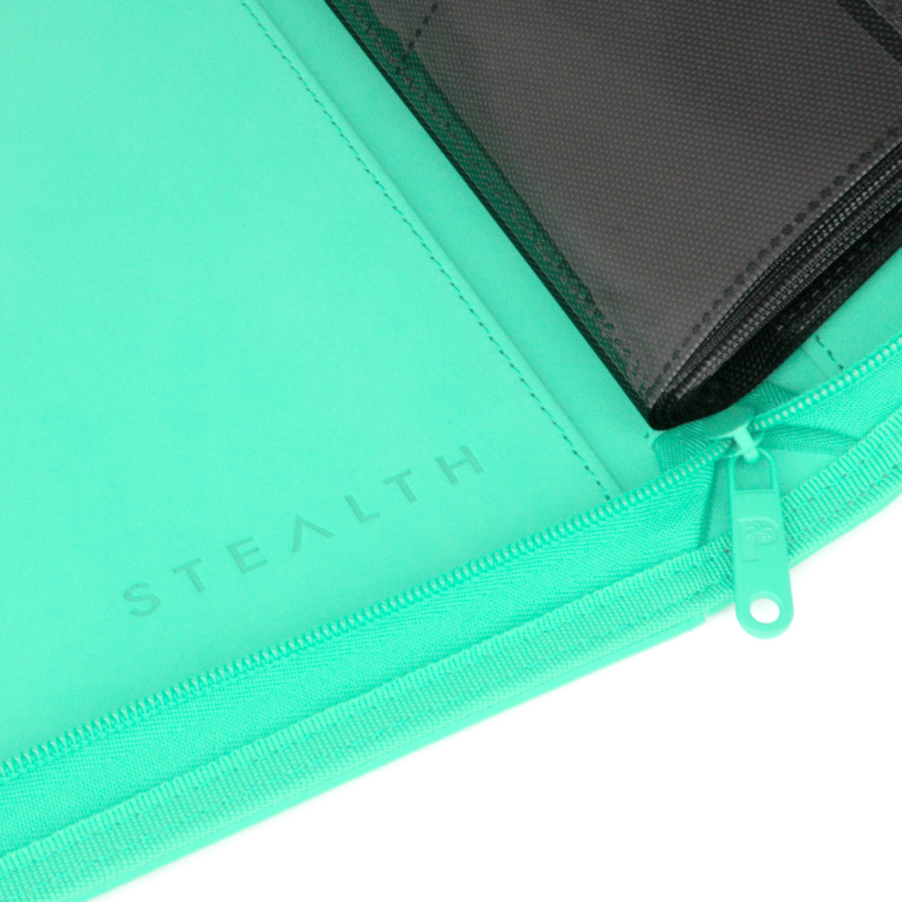 Palms Off Gaming Turquoise Stealth 12 Pocket 480 Slot Zip Binder