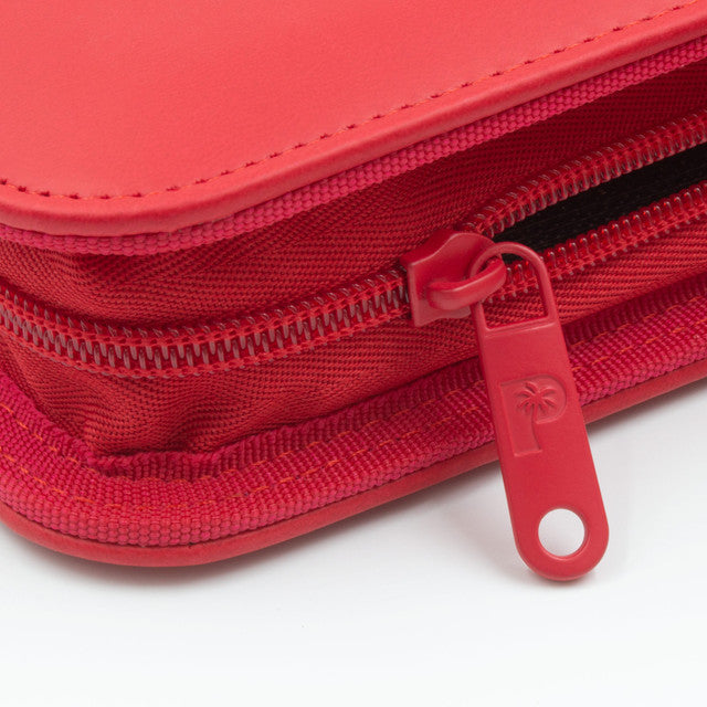 Palms Off Gaming Red Stealth 12 Pocket 480 Slot Zip Binder