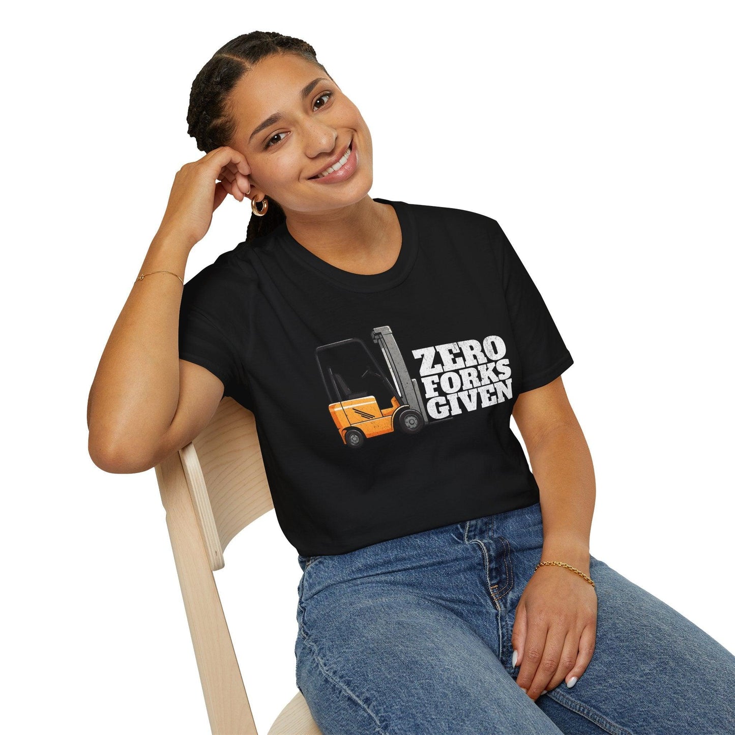 Zero Forks Given Adults Unisex Tee - Jamie’s Trading Cards - JamiesTradingCards