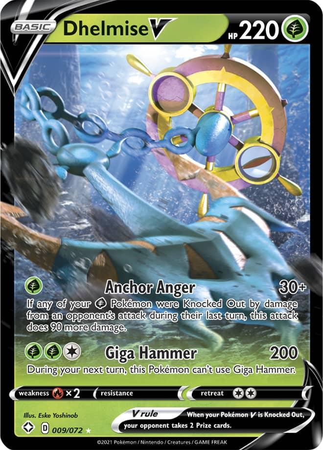 009/072 Dhelmise V - Shining Fates - Pokemon TCG - JamiesTradingCards