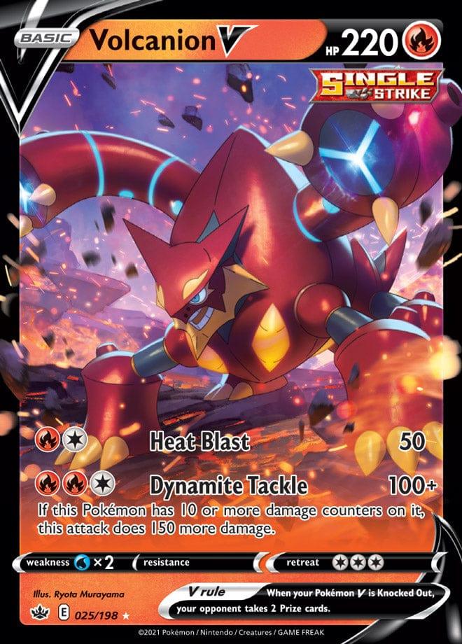 025/198 - Volcanion V - Chilling Reign - Pokemon TCG - JamiesTradingCards