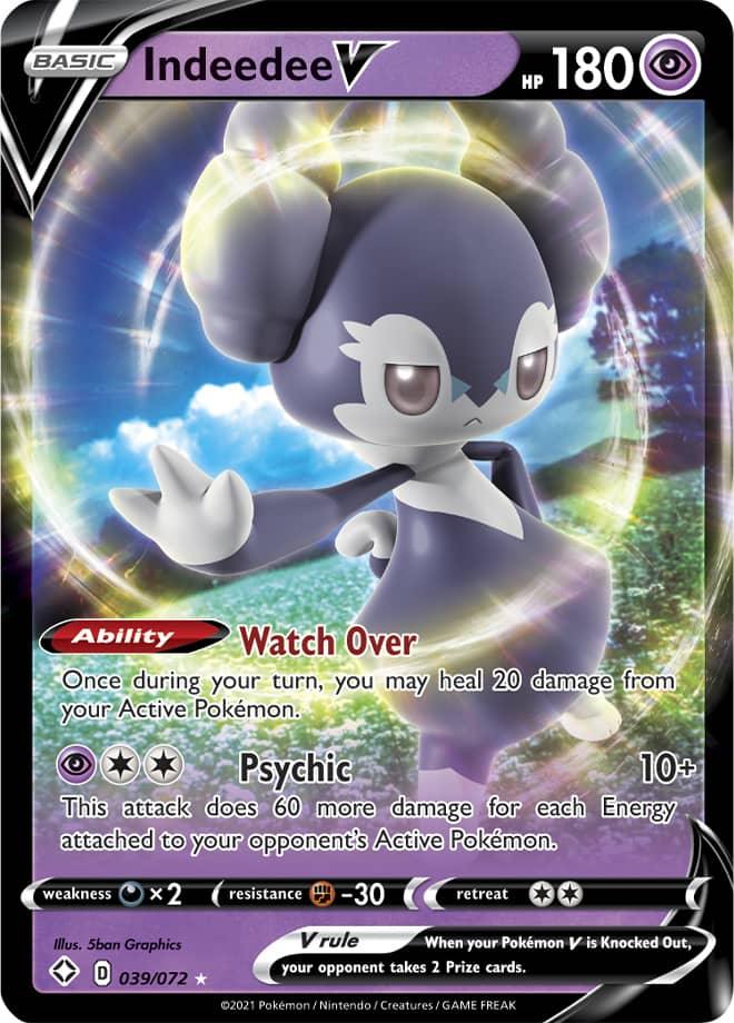 039/072 - Indeedee V - Shining Fates - Pokemon TCG - JamiesTradingCards