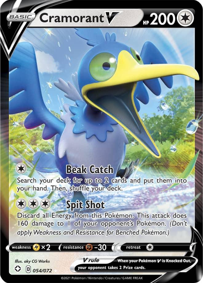 054/072 - Cramorant V - Shining Fates - Pokemon TCG - JamiesTradingCards