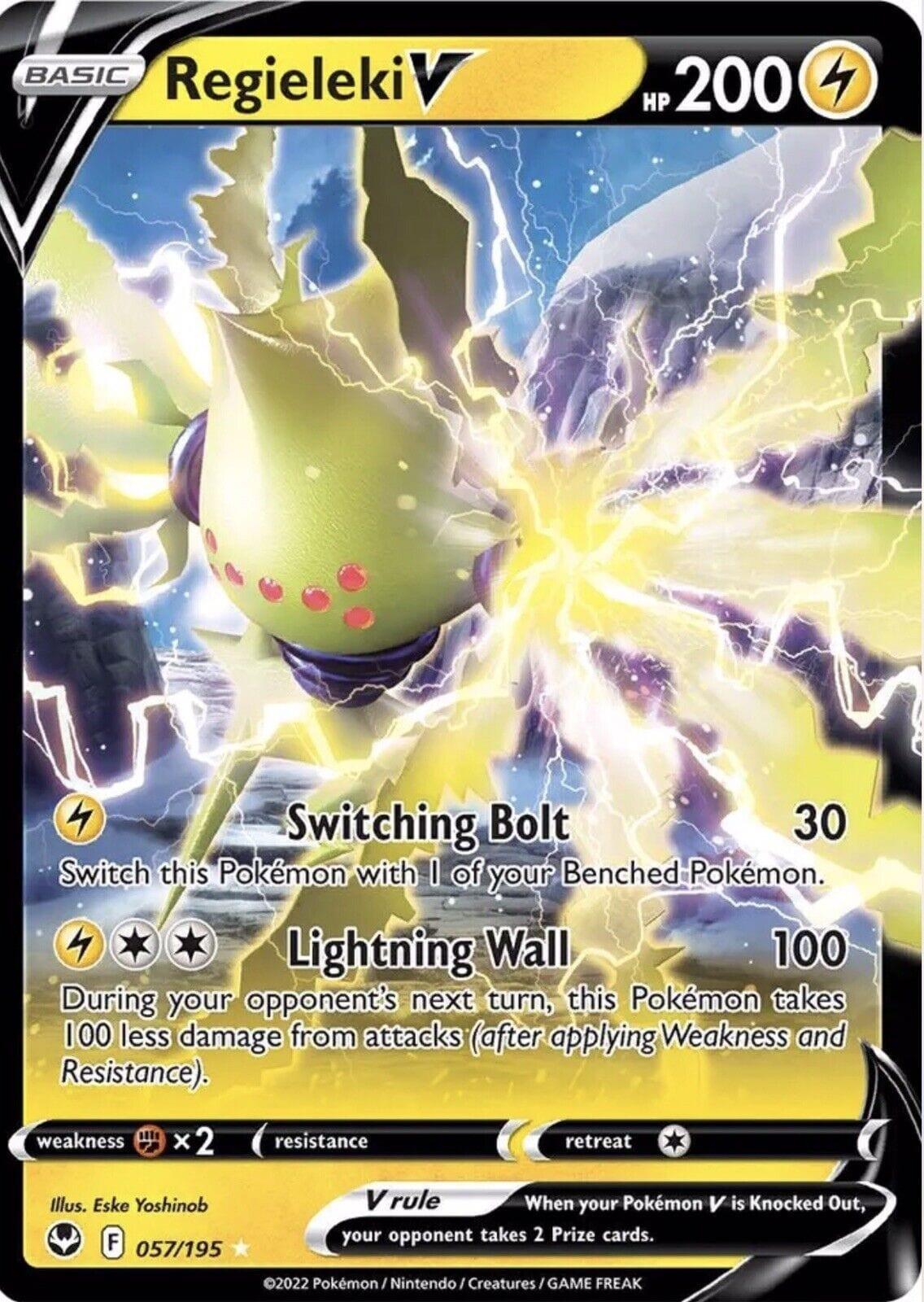 057/195 - Regieleki V - Silver Tempest - Pokemon TCG - JamiesTradingCards