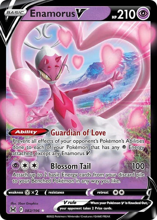 082/196 - Enamorus V - Lost Origins Pokemon TCG - JamiesTradingCards