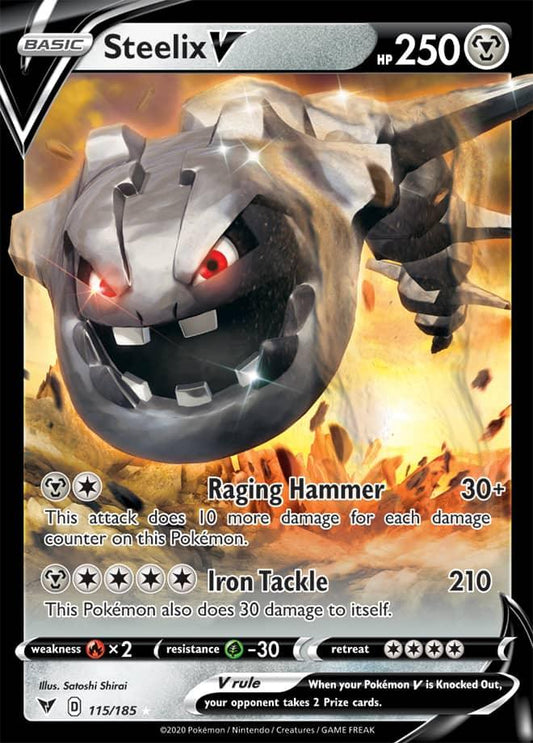 115/185 - Steelix V - Vivid Voltage - Pokemon TCG - JamiesTradingCards