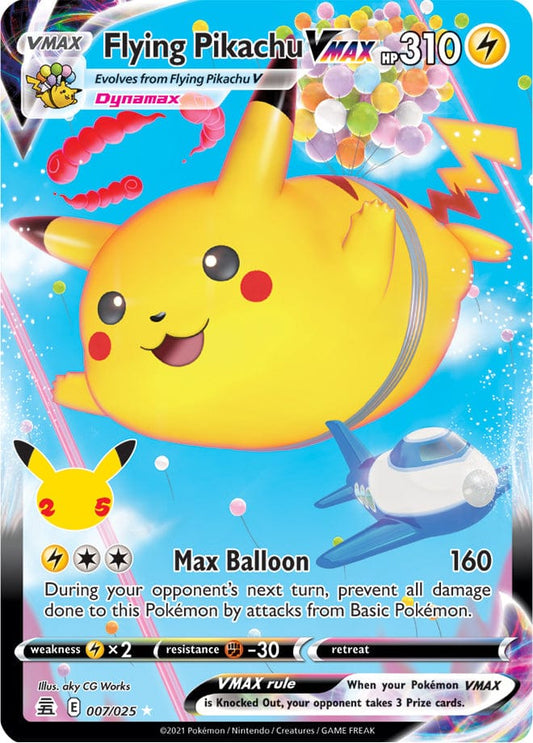 JamiesTradingCards 007/025 - Flying Pikachu Vmax  - Celebrations
