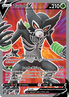 JamiesTradingCards 167/185 - Zarude V Full Art - Vivid Voltage - Pokemon TCG