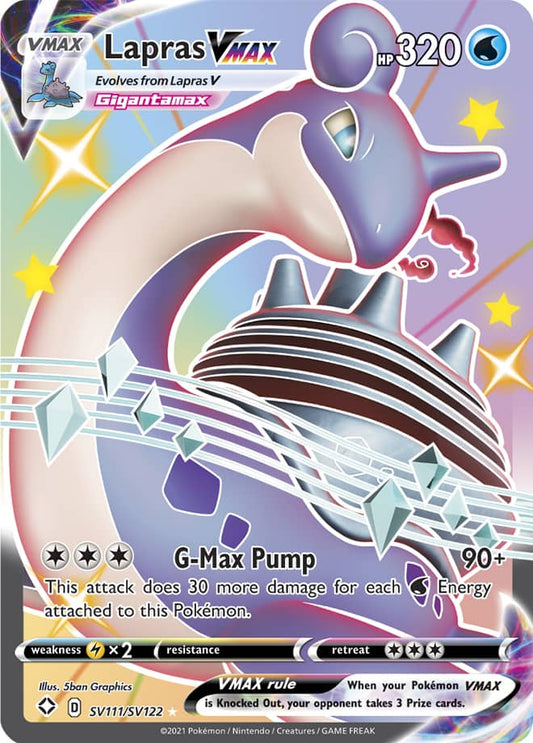 JamiesTradingCards SV111/SV122 - Lapras Vmax - Shining Fates
