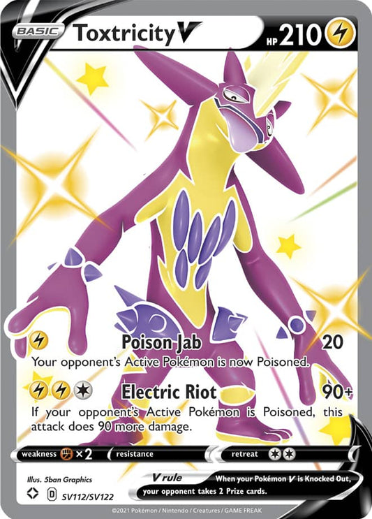 JamiesTradingCards SV112/SV122 - Toxtricity V - Shining Fates