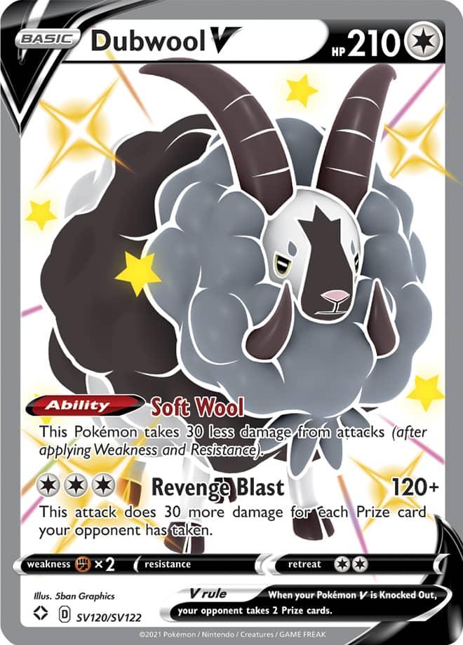 SV120/SV122 Dubwool V - Shining Fates - Pokemon TCG - JamiesTradingCards